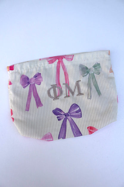 Cosmetic Bow Bag