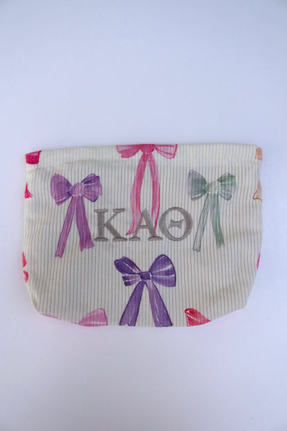 Cosmetic Bow Bag